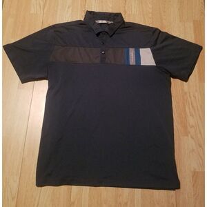 Travis Mathew Mesh Active Mens XXL 2XL Blue Cobalt Golf Outdoor Performance Polo